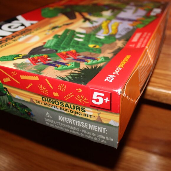 3/$118❤️sealed K'NEX DINOSAURS 20+ Model Building Set T-Rex Roaring Sound 344pcs - Picture 8 of 8